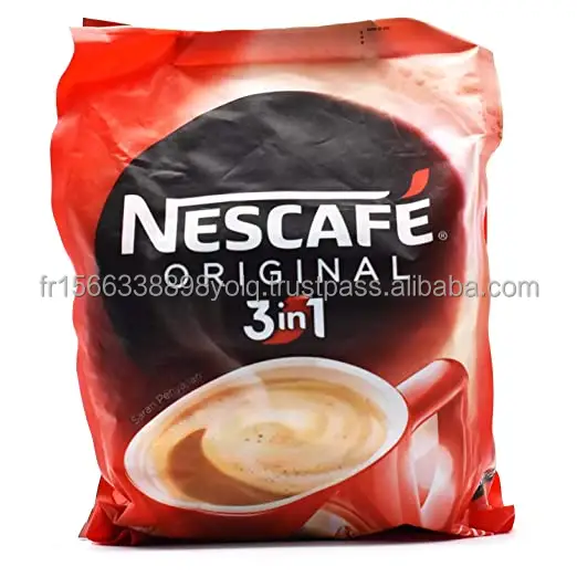 Nescafé 3 en 1 Palitos de café instantáneo ORIGINAL-El mejor café asiático importado de Nestlé Malasia (28 palitos)