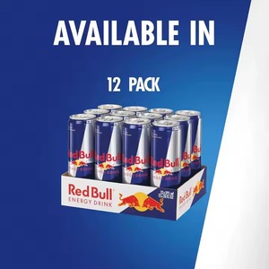 Red Bull şekersiz enerji içeceği <span class=keywords><strong>20</strong></span> FlOz paketi 12 kutu 189mg kafein taurin & B vitaminleri birincil madde karbonatı