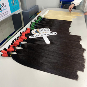 Oem ויאטנמית לא wft צרור שיער גוזף בתפזורת שיער ישירה 100% טבעי לציפורן טבעי הארכת שיער