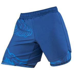 男性用カスタマイズされた昇華プリントMMAショートグラップリングショーツ新着格闘技男性用ボクシングショーツ