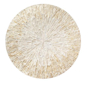 <strong>Best</strong> Selling High Quality round Mother of Pearl Serving Tray Manufactured in Vietnam Wholesaler Product