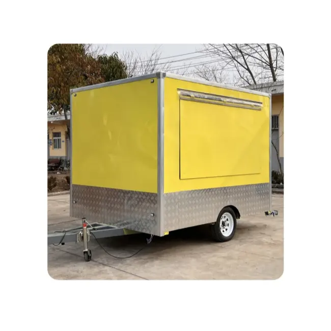 Hot Selling Multi-Functionele Elektrische Groothandelsprijs Mobiele Food Trucks Te Koop Oostenrijk Gebruikt Fast Food Truck Aanhangwagen