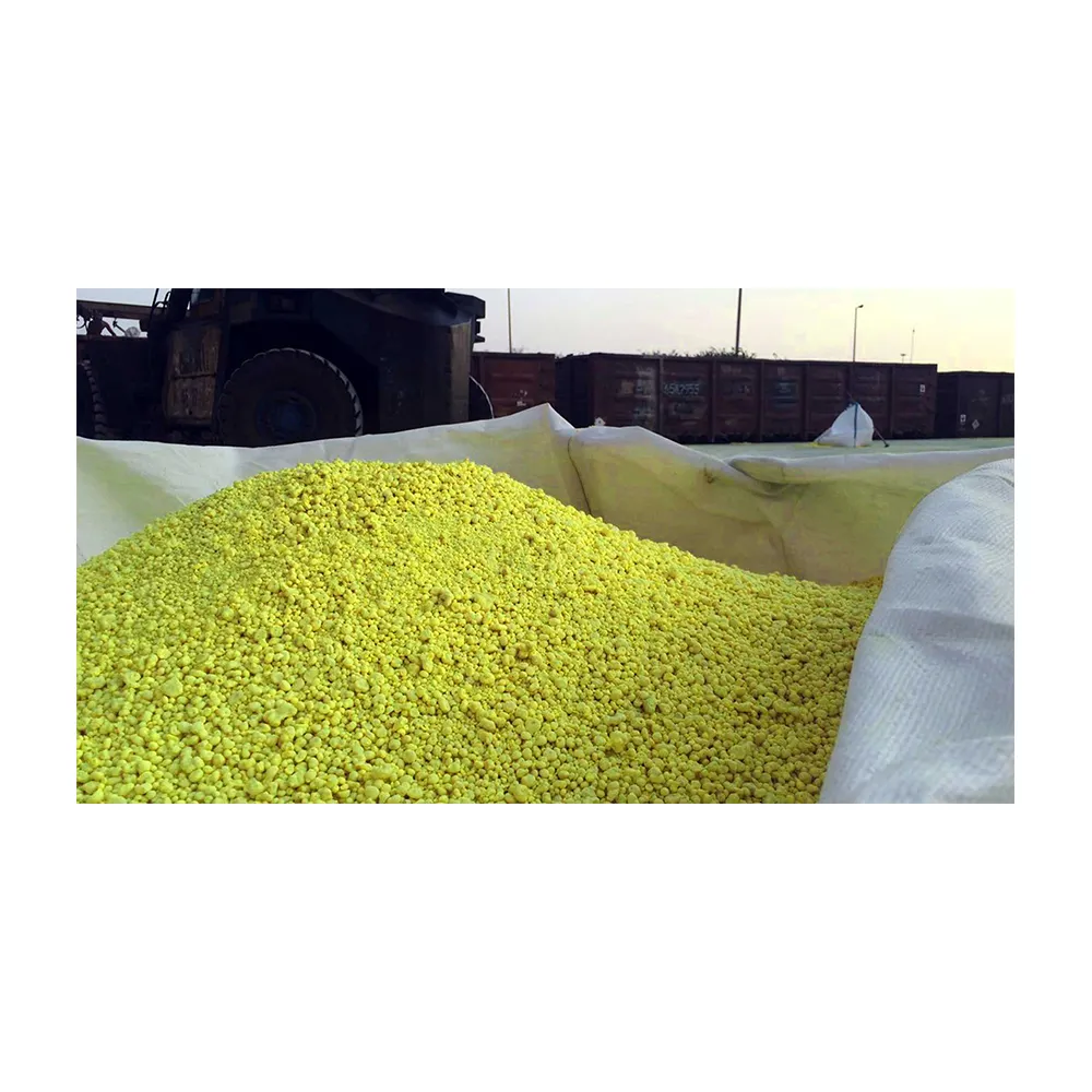 Nouveau meilleur fournisseur indien de soufre granulaire jaune de haute qualité à prix d'usine