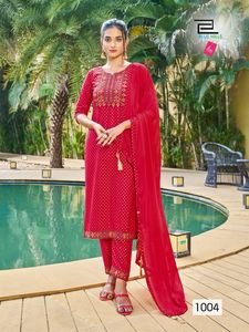 Yeni Trendy son geleneksel hint seksi pamuk nakış Kurti Chikankari Palazzo bayanlar Kurta setleri toptan <span class=keywords><strong>Surat</strong></span> hindistan