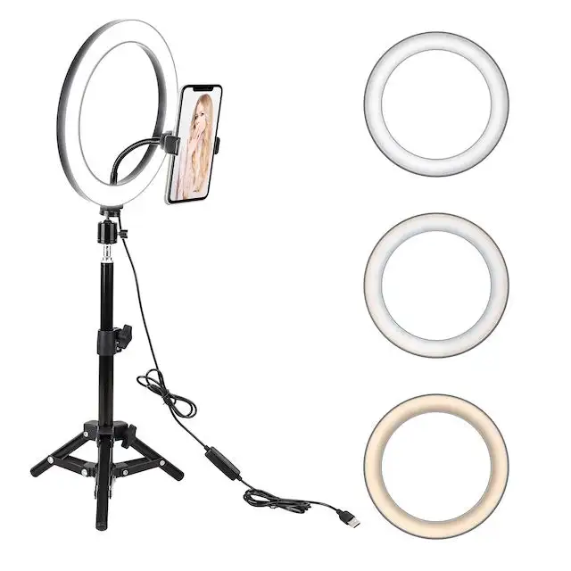 Hot Sale custom aros de luz 18inch photography ringlight selfie tiktok living video fill light 12 14 18 21 inch led ring light