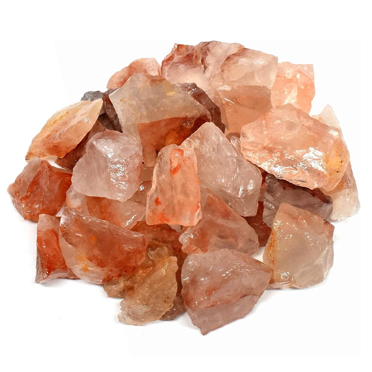 Fire quartz rough