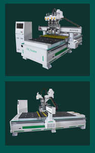China CNC Fräser Automatischer Werkzeug wechsel 12 Messer Holz bearbeitungs möbel Gravier maschine DSP Control Motor lager Lager! - Product Image 4