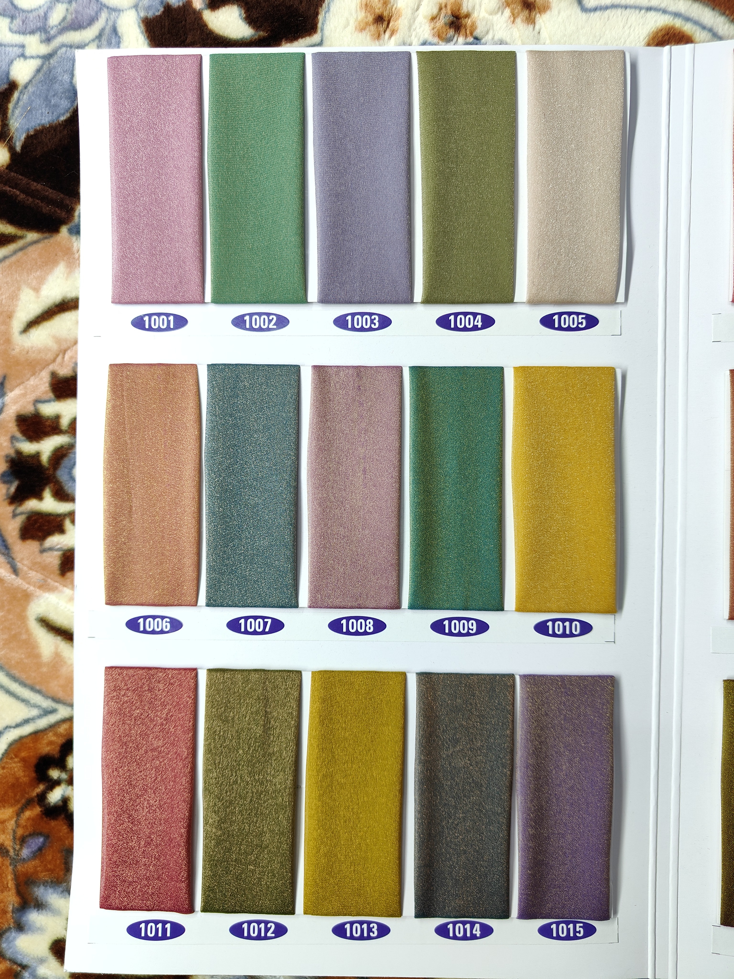 Plusieurs couleurs disponibles