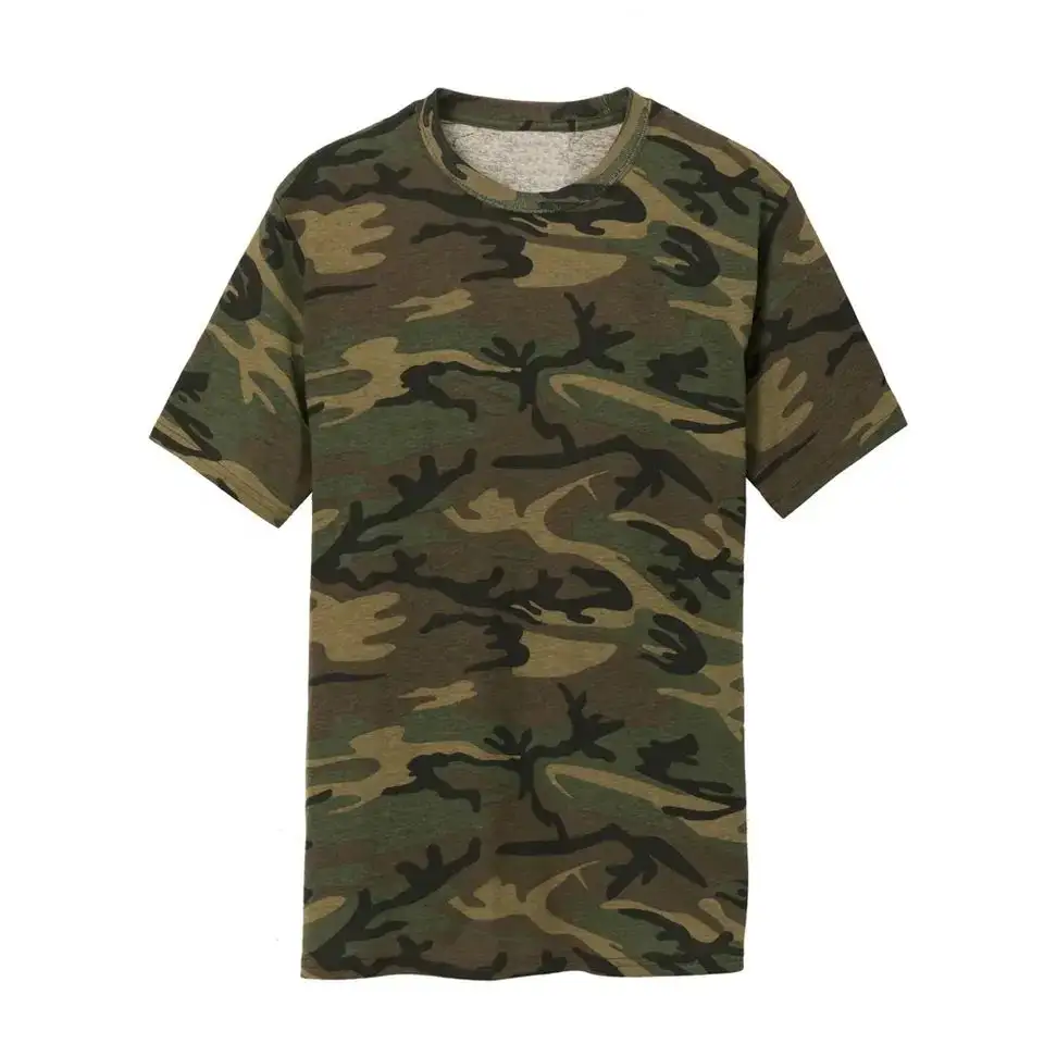 2023 Summer Fashion Camouflage T-Shirt da uomo Casual o-collo in cotone Street-Wear T Shirt da uomo Gym Camo T-Shirt manica corta top