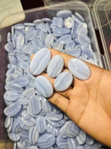 Wholesale Supplier of Natural <strong>Blue</strong> Lace Mix Shape And Size Cabochon Loose Gemstones for Jewelry Making at Bulk Price Gemstones, - Product Image 2