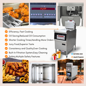 TENSHINE, коммерческая газовая машина для жарки, 26 л, Henny Penny Computron 8000 12 программ для ресторанов быстрого питания - Product Image 4