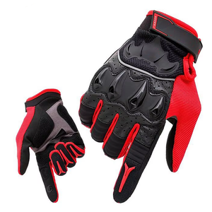 Hi-Visibility Impact Mechanics <strong>Gloves</strong> 2-Way Stretch G-Shaped Back Palm Padding Abrasion Anti-Cut Resistant Anti-Slip TPR