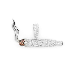 1.25 TCW 14K altın moda gümüş takı orta yanan Lab yetiştirilen elmas kolye güzel kolye Charms yıldönümü hediyesi