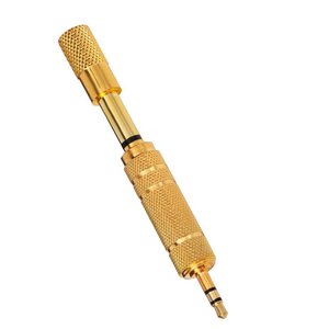 6.35mm (<strong>1</strong>/<strong>4</strong> Inch) Male to 3.5mm (<strong>1</strong>/8 Inch) Female Stereo <strong>Audio</strong> Jack <strong>Adapter</strong> for Aux Cable, Guitar Amplifier, Headphone - Product Image 4