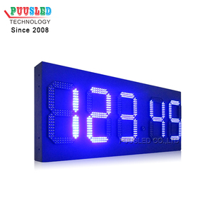 Personalizzato 7 segmento LED Display a Gas per stazioni di servizio Wireless telecomando uso esterno con 1 anno di garanzia