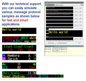 P6 192x960mm, Industrial Real-time LED Text <strong>Message</strong> <strong>Display</strong> Kit for PLC PC Embedded IoT Server RS232 Outdoor LMD-KIT-P6-2R10C-S - Product Image 3
