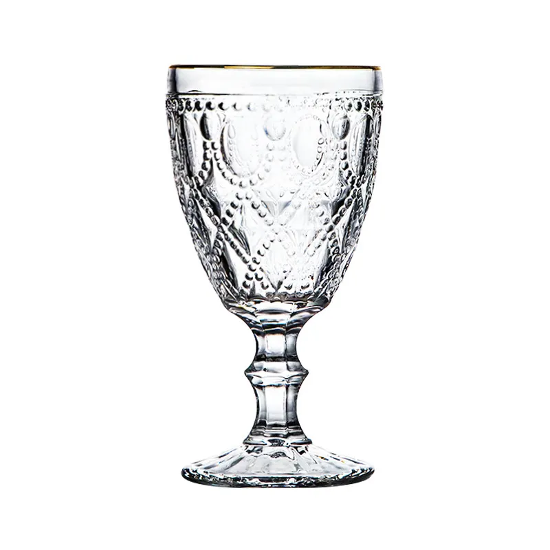 Vintage beber vinho óculos restaurante stemless água garrafa vidro