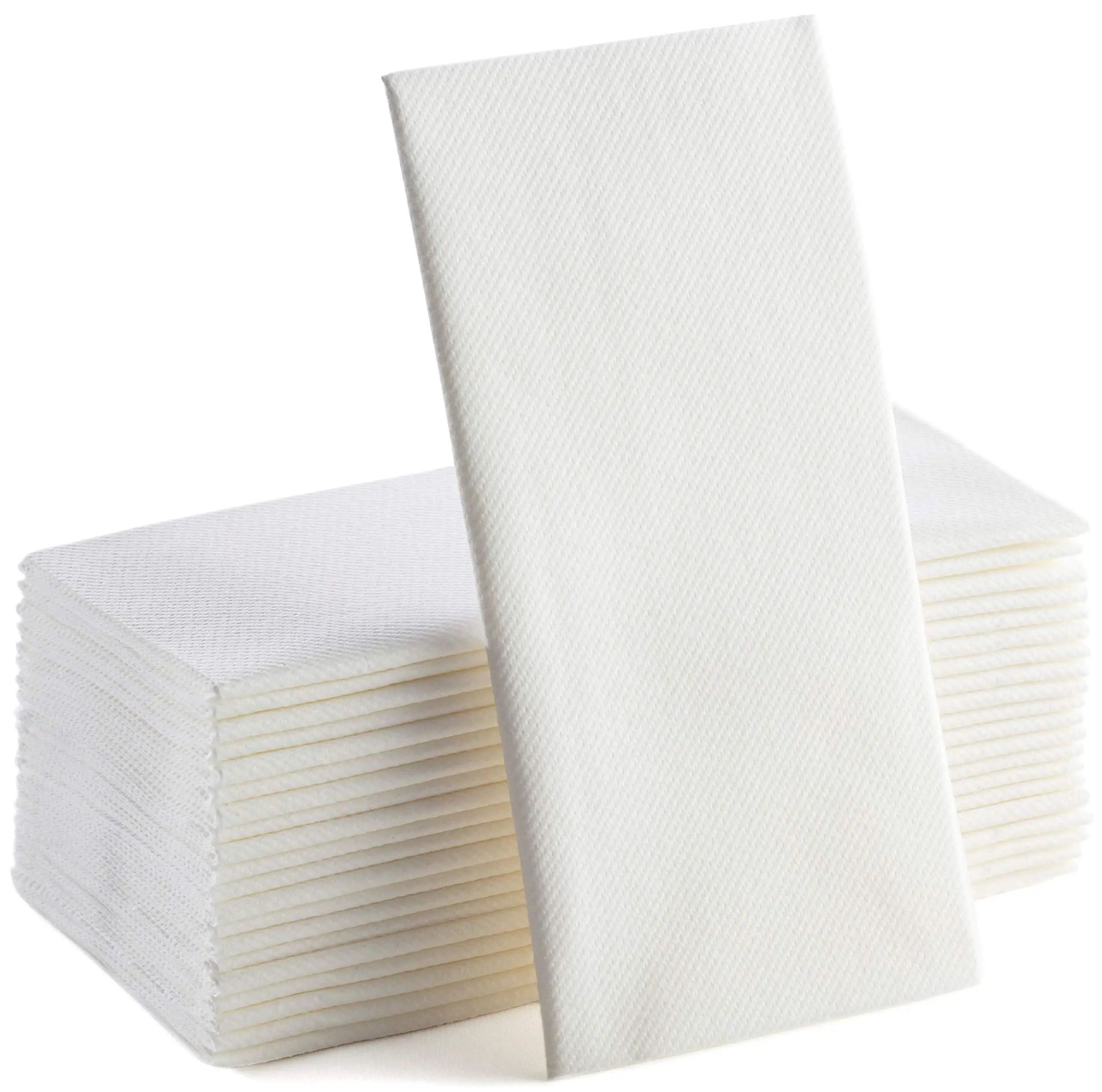 Servilletas de papel de restaurante de pliegue bajo baratas (Airlaid) - 40x40 cm
