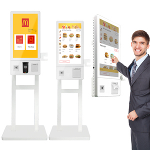 レストラン病院または銀行のためのタッチ画面金属スタンディングオーダーシステム付きワイヤレスAndroidキュー管理キオスク - Product Image 2