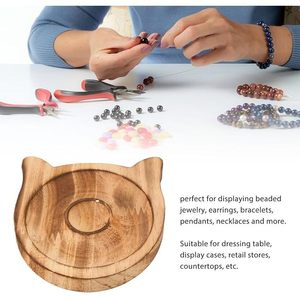 8 cái đồ trang sức bằng gỗ rắn tổ chức chủ sở hữu Vòng đeo tay bằng gỗ khay hiển thị cho truy cập Showcase sử dụng - Product Image 2