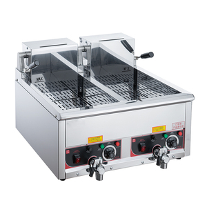 厂家价格2罐13 + 1炸鸡柜台高档商用电动油炸锅 - Product Image 2