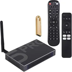 X5 PRO Android TV kutusu, 4GB 128GB ses kontrolü TVBOX ile 2.4G 5G WiFi multimedya oynatıcı - Product Image 3