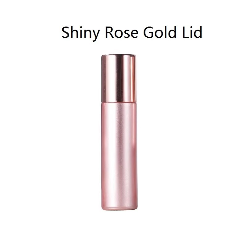 Bouteille en or rose massif + bouchon en or rose brillant