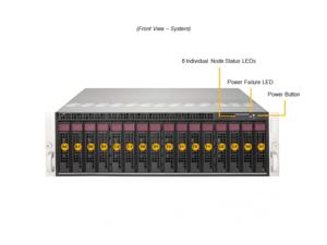 Nuevo servidor Micro-Cloud A + AS -3015MR-H8TNR Network 3U Rackmount Network Server para arquitectura de sistema de servidor de cargas de trabajo Ai