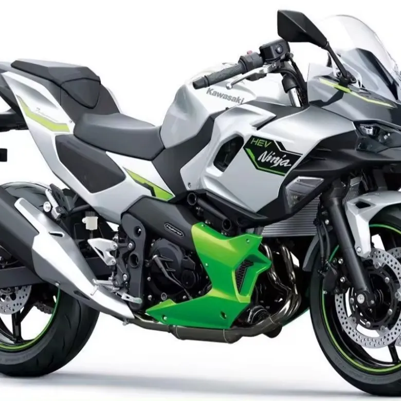 Moto hybride essence-électrique Kawasaki Ninja 7 HEV 2 au meilleur prix révélée vélo de sport à vendre
