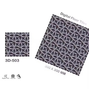 Vistaar品牌最新3D设计黑色红色车身12x12 30x30 300x300数字印刷陶瓷釉面陶瓷地砖
