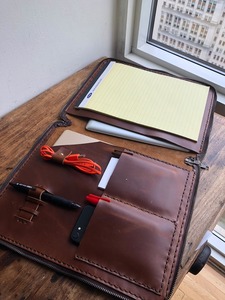 Design Custom Logo Size Journal Soft Cover Gift Box <strong>Notebook</strong> Faux Leather A4 Factory New Paper Material Notepad LPF-0258 - Product Image 6
