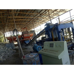 Pavimentadora de enclavamiento hidráulico completamente automática, línea de producción de bloques de ladrillo de hormigón de cemento hueco, máquina de fabricación de bloques - Product Image 5