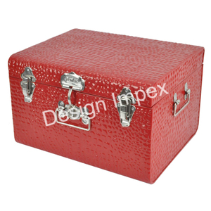 Small Medium and Large Three Classical Sizes <strong>Trunk</strong> Boxes Set Metal <strong>Trunk</strong> Box and Multicolor Case for Multifunctional Uses - Product Image 5