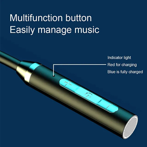 Giá rẻ giá không dây cổ tai nghe G01 TWS <span class=keywords><strong>LED</strong></span> hiển thị Handfree stereo thể thao Tai nghe không dây - Product Image 2