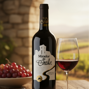 Mirador de castilla, đỏ khô, 100% Cabernet Sauvignon, 13-13,5% vol Alcohol, Premium-varietal, 0,75lt, từ castilla La Mancha. - Product Image 2