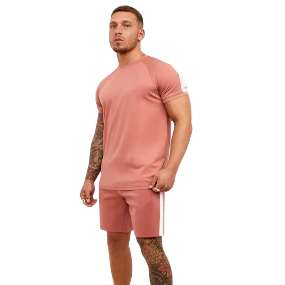 Visualizza l'immagine più grande aggiungi al confronto condividi prezzo economico di alta qualità slim fit plain twin set/uomo gym wear abbigliamento sportivo magliette a