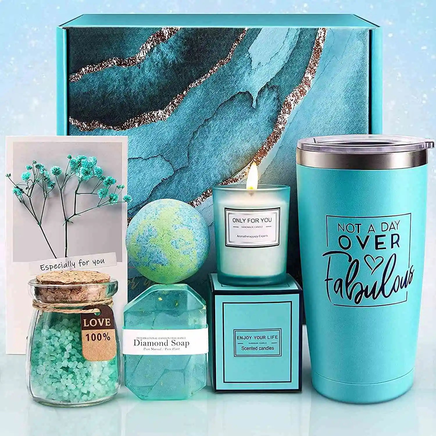 Détente penser à vous aromathérapie soulagement du Stress Spa panier obtenez bien emballage bientôt coffret cadeau