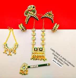 Hint tanrı hediye öğesi Kanhaji Mukut Basoori hediye ve Pooja Arti Bhagwanji setleri için tüm setleri - Product Image 5