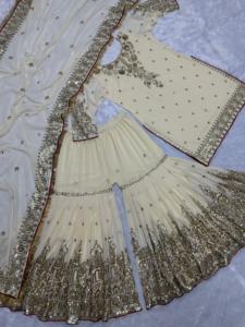 设计师印度巴基斯坦库尔提 & 沙拉拉套装宝莱坞礼服派对装 - Product Image 5
