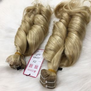 Hot <strong>Product</strong> 8-30 Inch Remy <strong>Hair</strong> Extensions Double-Drawn Straight Brown Root Into Blonde Two-Tones Ombre Tape Human <strong>Hair</strong>