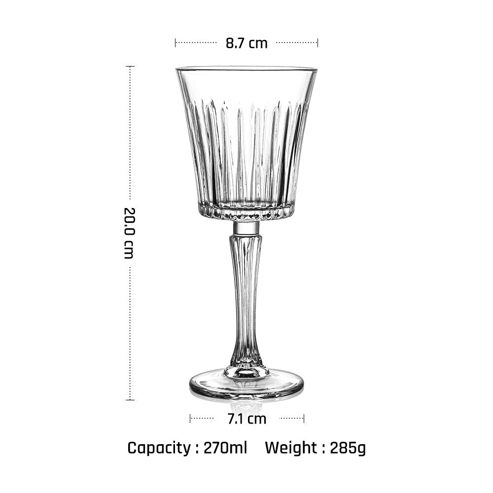 Clear Ribbed Pattern