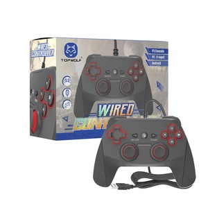 HONSON 5合1有线游戏控制器，用于PS3/PC/X输入/D输入/蒸汽价格促销游戏手柄 - Product Image 1