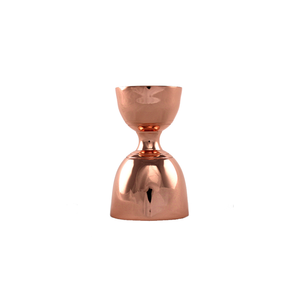 Stylish Design Copper <strong>Jigger</strong> Glass Double Sided Copper Plated Drinks <strong>Jigger</strong> Measures Shot Glass <strong>30ml</strong> and 60ml for Sale - Product Image 5