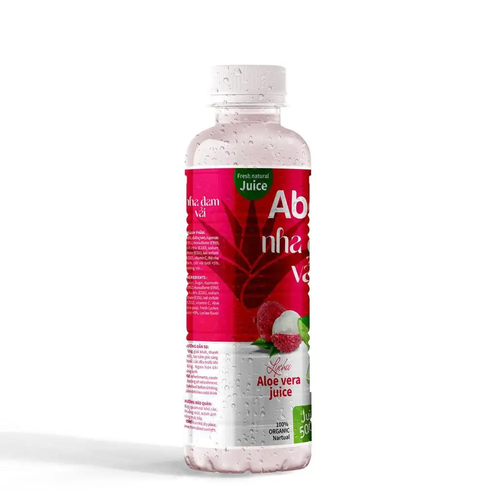 Wholesale Bottle Water Soft Drinks 500ml Aloe Vera Flavour Beverages Prime Drink Custom Private Label Fruit Juice