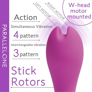 Top Selling Twin Motor Stick <strong>Vibe</strong> Waterproof Parallel-One Vibrators Battery Powered - Product Image 2