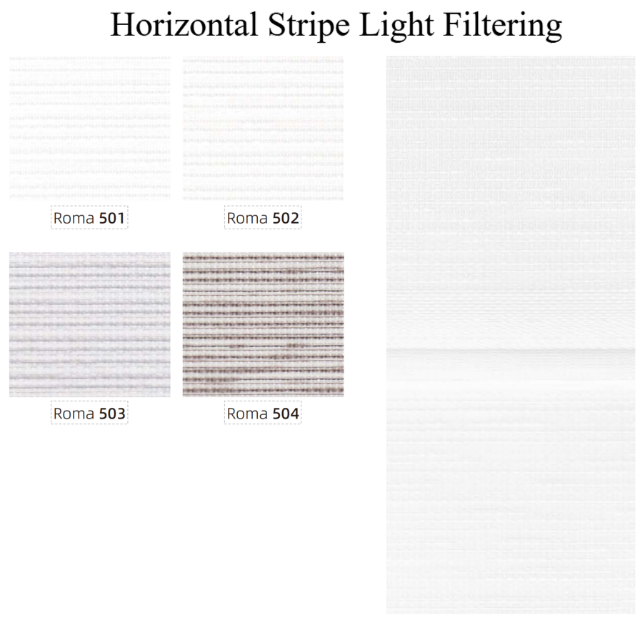 Horizontal Stripe Light Filtering