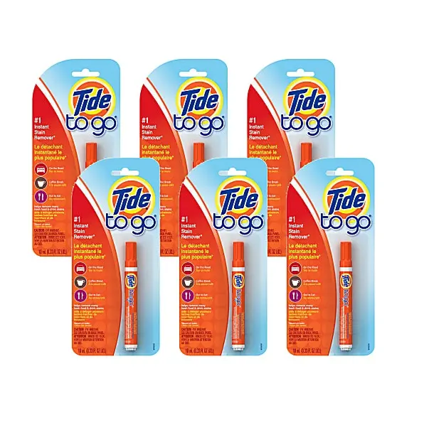 Tide To Go Instant Stain Remover 0.33 oz Pack of 6