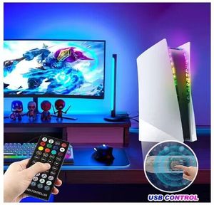 PS5 oyun konsolu için RGB pikap fonksiyonu lamba birden etkileri PS5 5 5 disk dijital baskı için LED ışık şerit oyun aksesuarları - Product Image 3