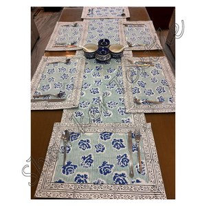新设计厨房配件桌垫家用纺织品婚礼和派对用装饰晚餐用餐套装