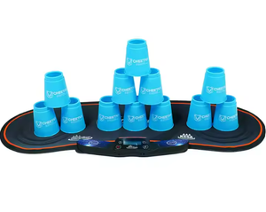 Hàn quốc-thực hiện giáo dục đồ chơi xếp chồng trò chơi thiết lập đèn flash cup mat với bộ đếm thời gian Túi cốc nhựa ngăn xếp khối thiết lập - Product Image 3